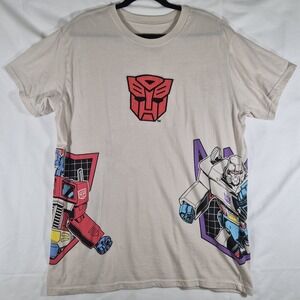 Transformers T Shirt Mens 2XL Optimus Prime Megatron All Over Graphic Hasbro...